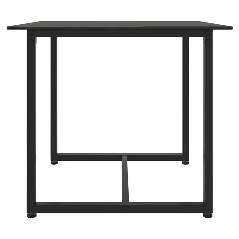 3-delige Loungeset met kussens poly rattan zwart MeubelReus