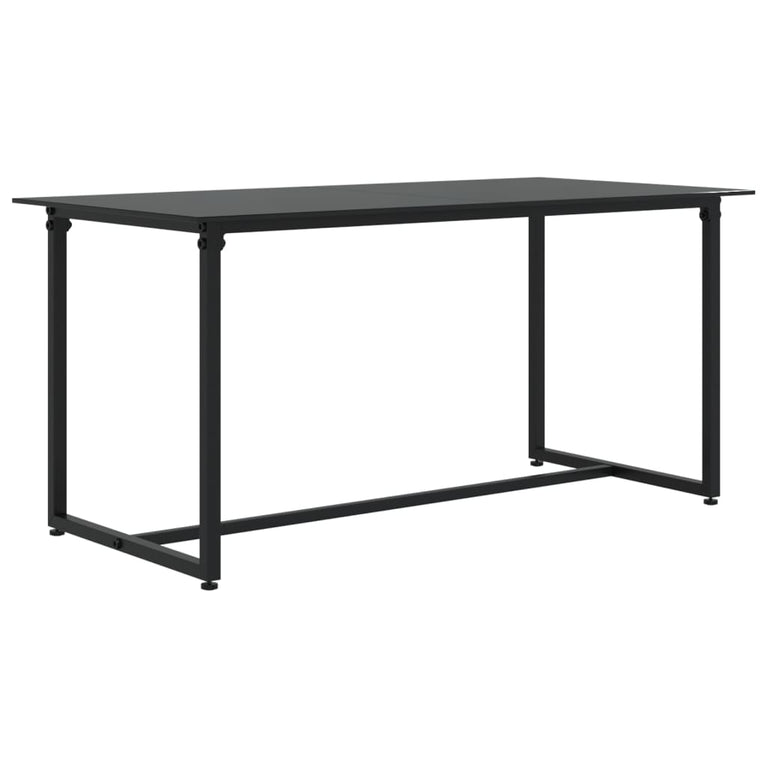 4-delige Loungeset met kussens poly rattan zwart MeubelReus