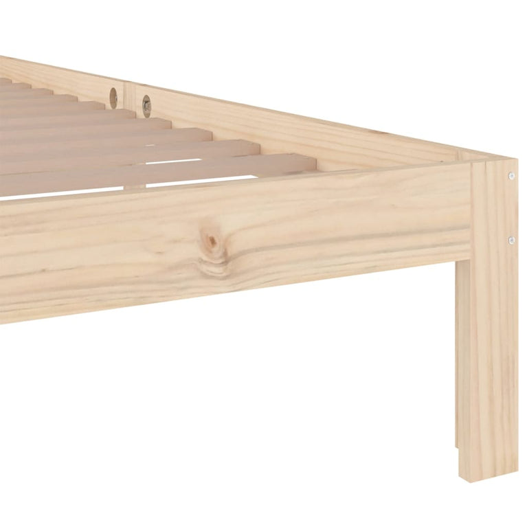 Bedframe massief hout 90x190 cm Single