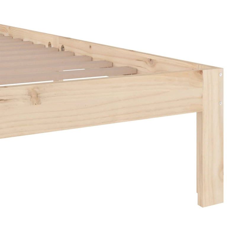Bedframe massief hout 150x200 cm King Size