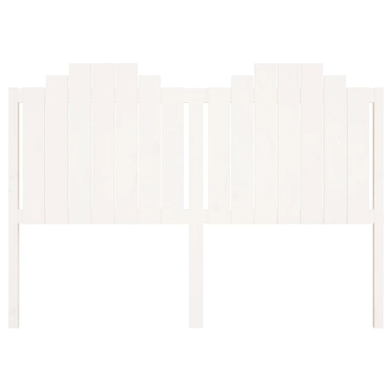 Hoofdbord 156x4x110 cm massief grenenhout wit