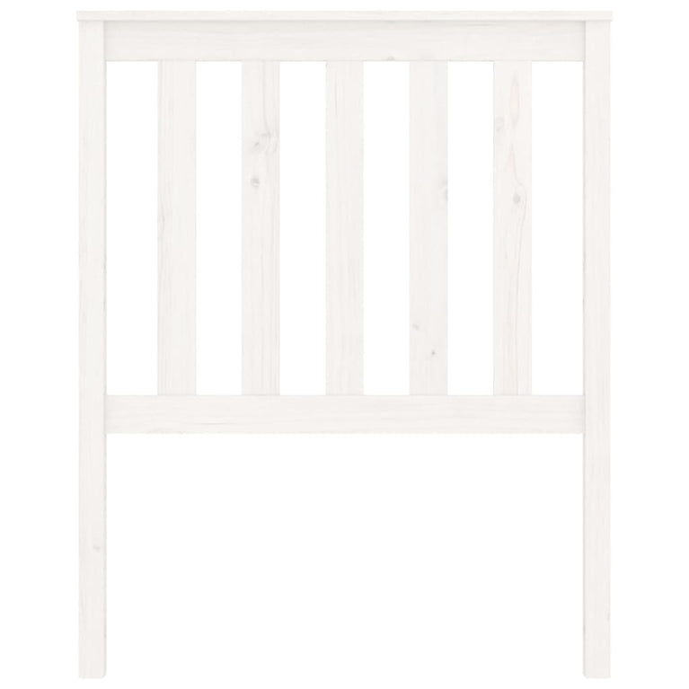 Hoofdbord 81x6x101 cm massief grenenhout wit