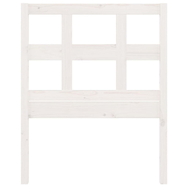 Hoofdbord 105,5x4x100 cm massief grenenhout wit