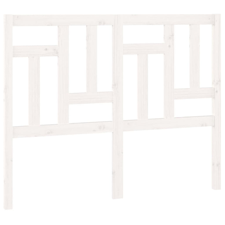 Hoofdbord 155,5x4x100 cm massief grenenhout wit