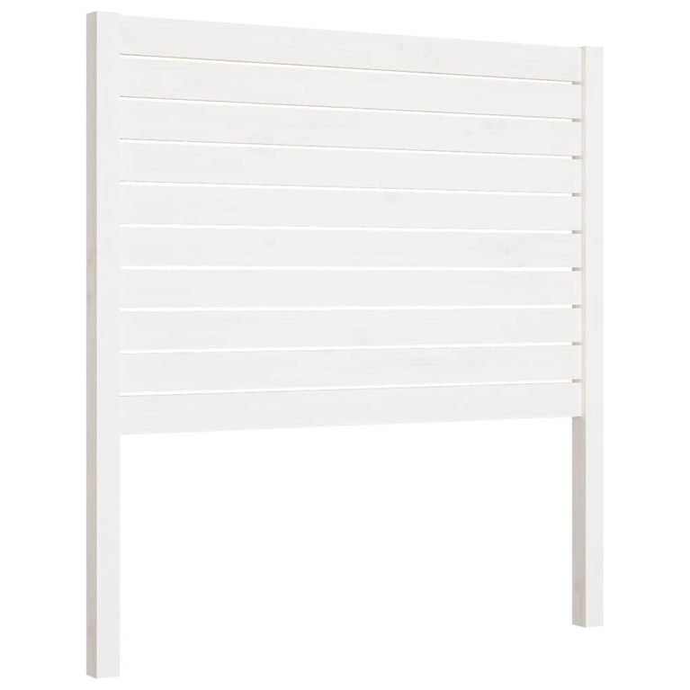 Hoofdbord 81x4x100 cm massief grenenhout wit