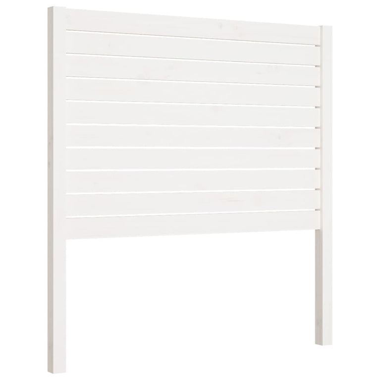 Hoofdbord 106x4x100 cm massief grenenhout wit