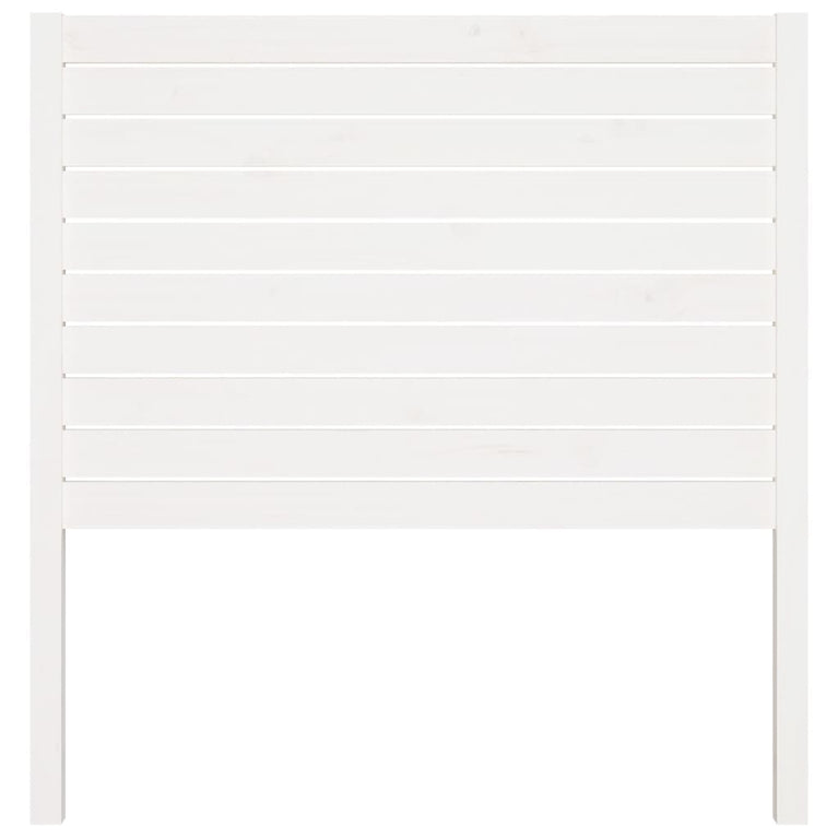 Hoofdbord 106x4x100 cm massief grenenhout wit