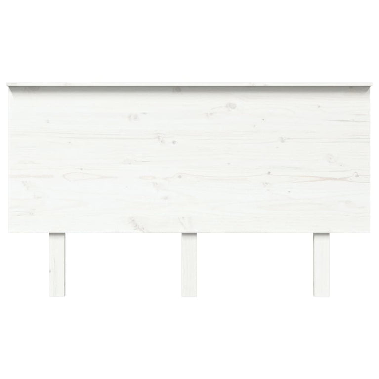 Hoofdbord 139x6x82,5 cm massief grenenhout wit