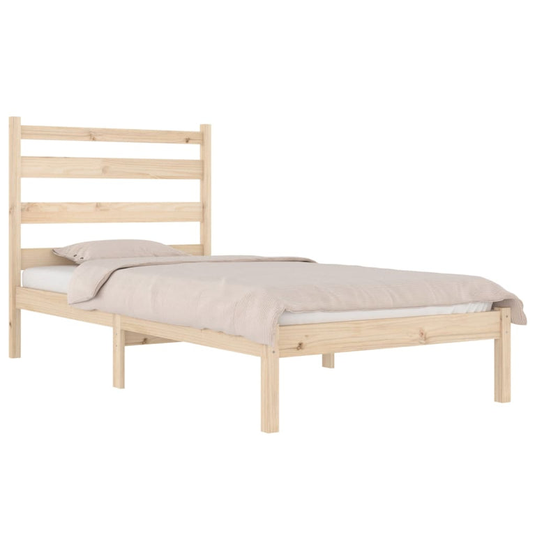 Bedframe massief grenenhout 90x190 cm Single