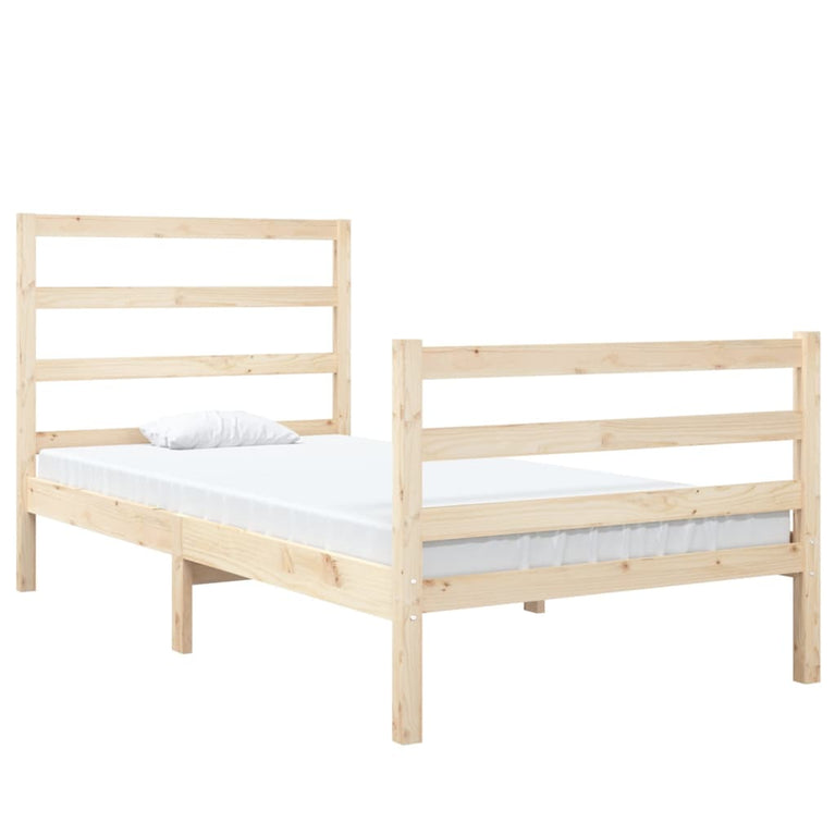 Bedframe massief grenenhout 90x190 cm Single