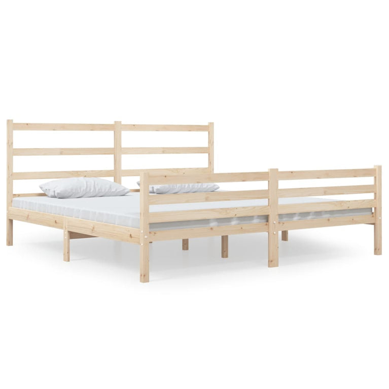 Bedframe massief grenenhout 140x190 cm