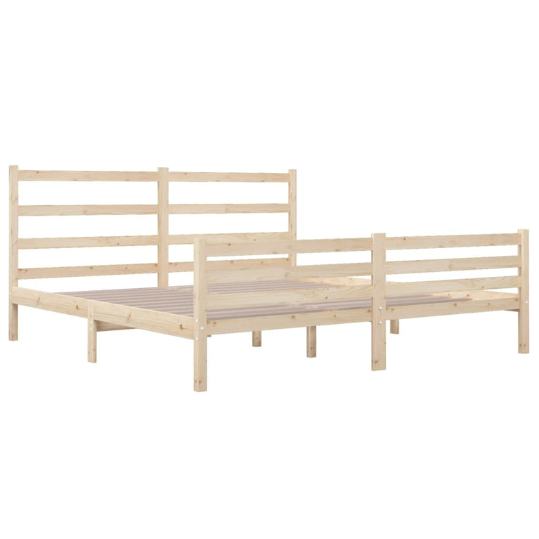 Bedframe massief grenenhout 140x190 cm