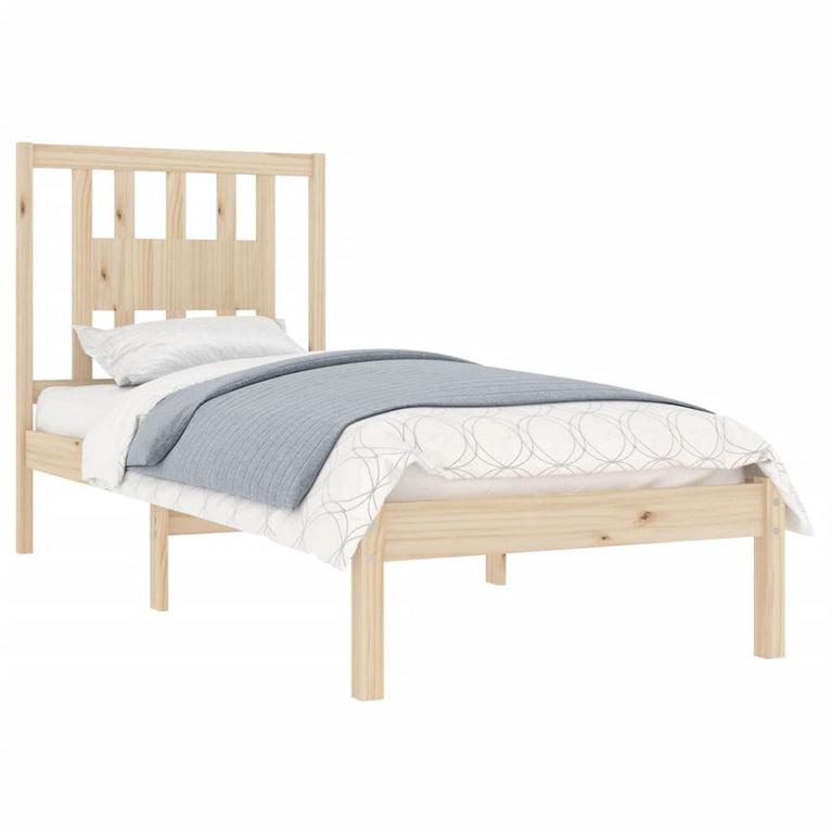Bedframe massief hout 90x190 cm Single