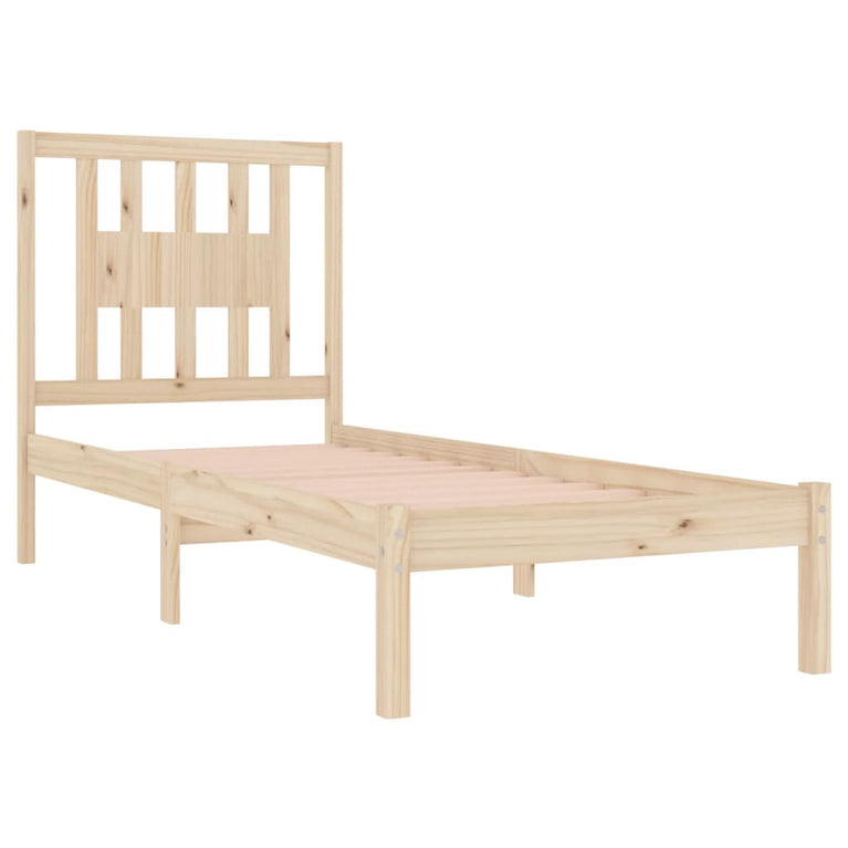 Bedframe massief hout 90x190 cm Single