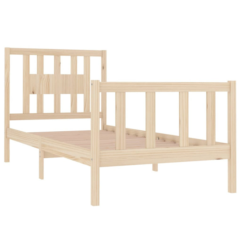 Bedframe massief hout 75x190 cm Small Single