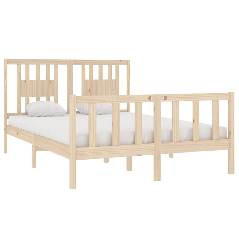 Bedframe massief hout 140x190 cm