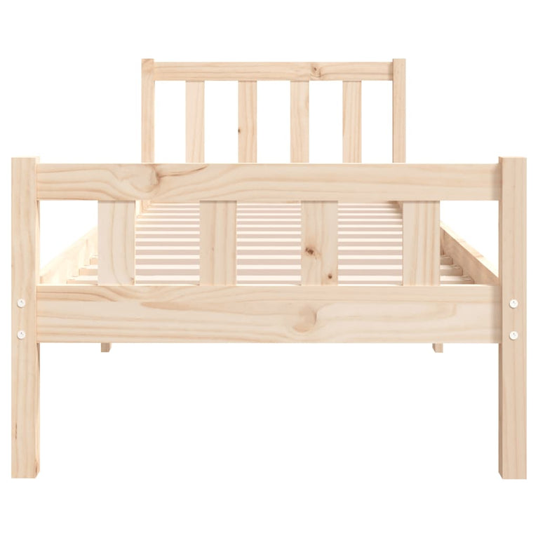 Bedframe massief hout 75x190 cm Small Single