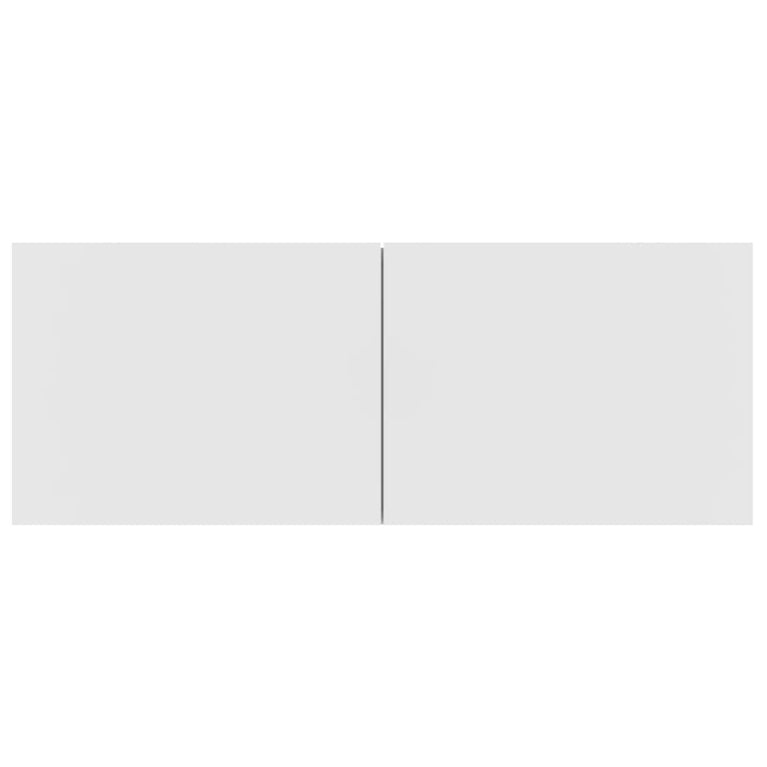 Tv-meubels 2 st 80x30x30 cm bewerkt hout wit MeubelReus
