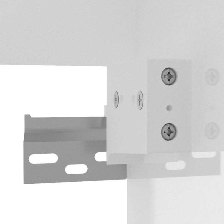 Badkamerkast met spiegel 41x38,5x48 cm hoogglans wit MeubelReus