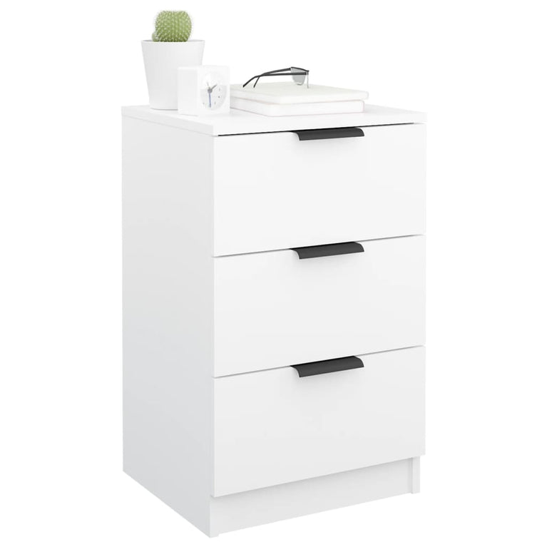 Nachtkastjes 2 st 40x36x65 cm wit MeubelReus