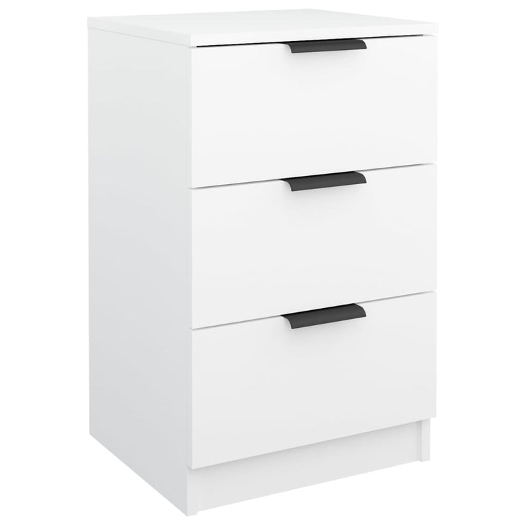 Nachtkastjes 2 st 40x36x65 cm wit MeubelReus