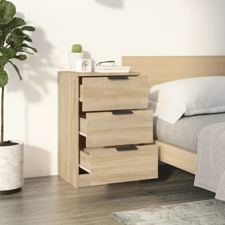 Nachtkastjes 2 st 40x36x65 cm sonoma eikenkleurig MeubelReus
