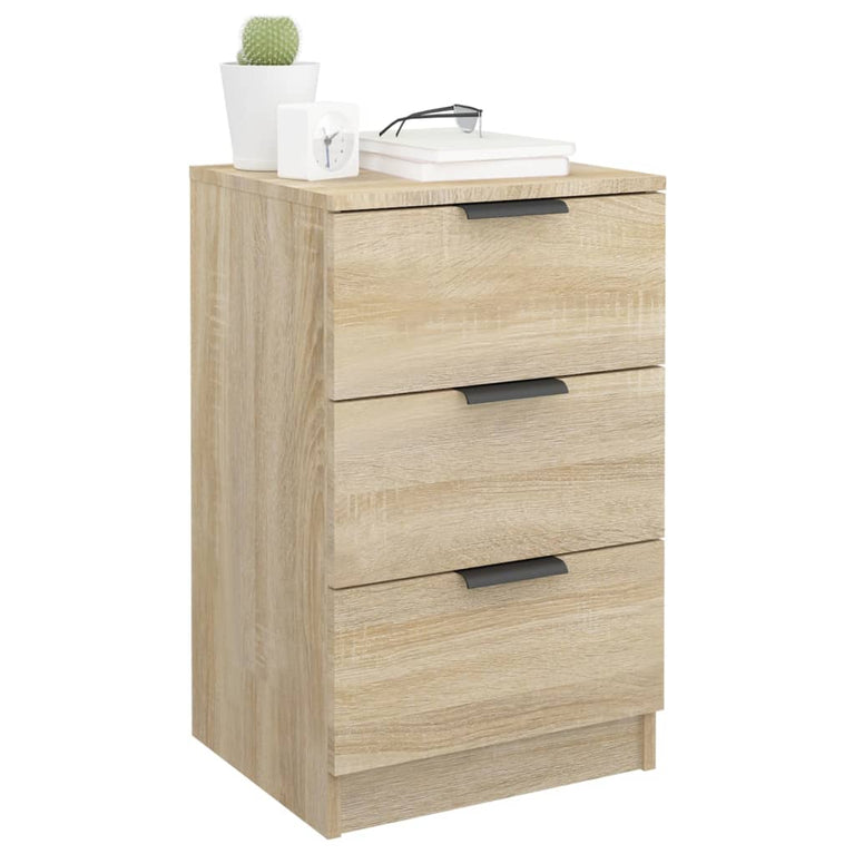 Nachtkastjes 2 st 40x36x65 cm sonoma eikenkleurig MeubelReus