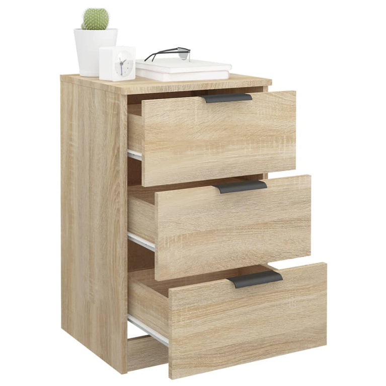 Nachtkastjes 2 st 40x36x65 cm sonoma eikenkleurig MeubelReus