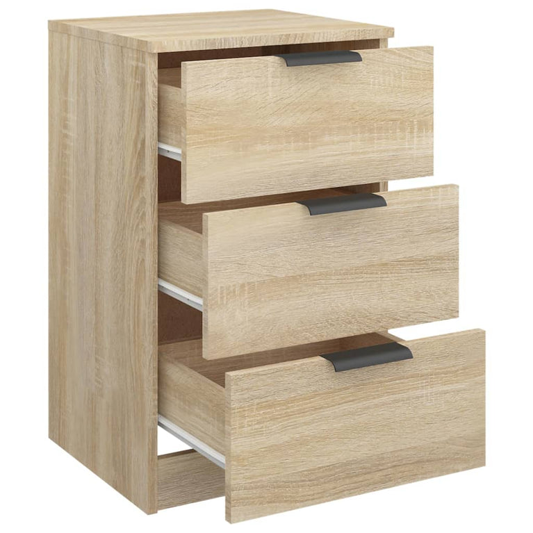 Nachtkastjes 2 st 40x36x65 cm sonoma eikenkleurig MeubelReus