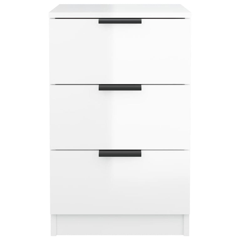 Nachtkastjes 2 st 40x36x65 cm hoogglans wit MeubelReus