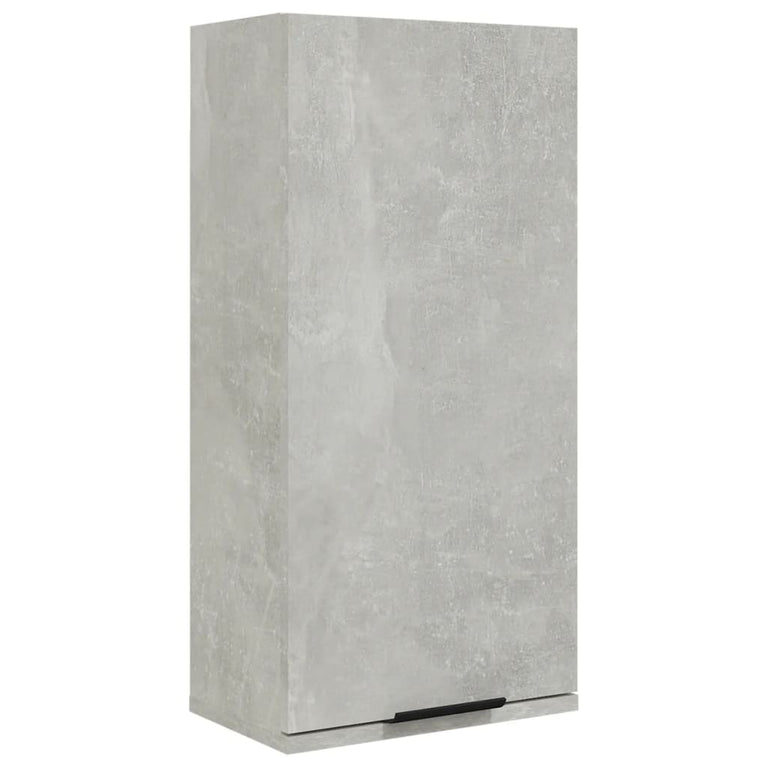 Badkamerkast wandgemonteerd 32x20x67 cm betongrijs MeubelReus