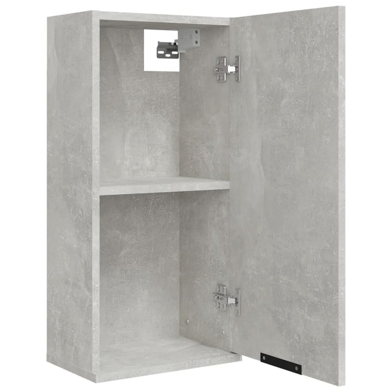 Badkamerkast wandgemonteerd 32x20x67 cm betongrijs MeubelReus