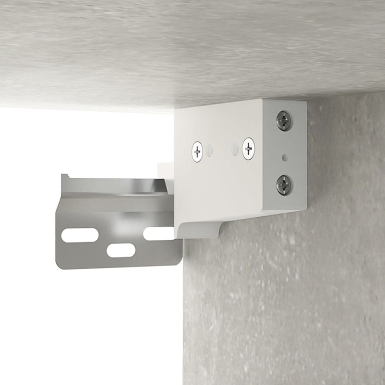 Badkamerkast wandgemonteerd 32x20x67 cm betongrijs MeubelReus