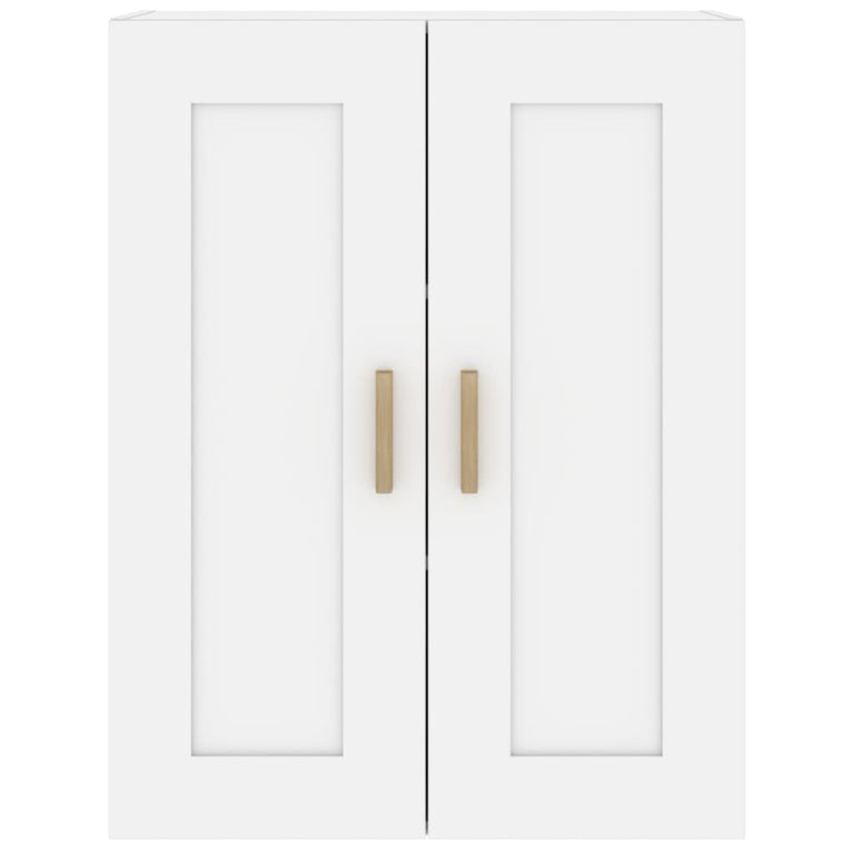 Wandkast 69,5x32,5x90 cm bewerkt hout wit MeubelReus