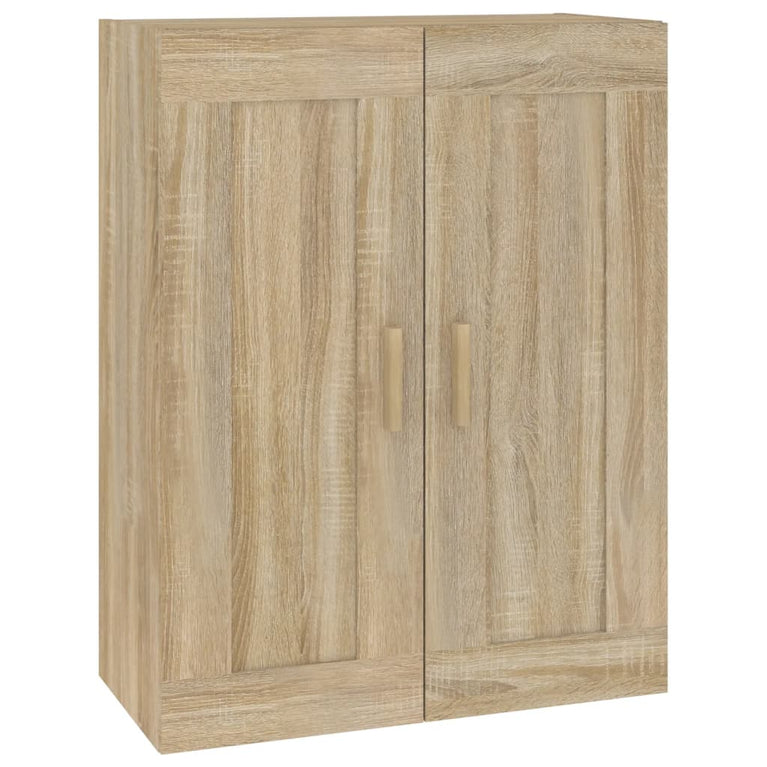 Wandkast 69,5x32,5x90 cm bewerkt hout sonoma eikenkleurig MeubelReus