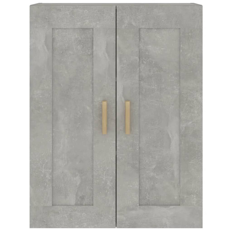Wandkast 69,5x32,5x90 cm bewerkt hout betongrijs MeubelReus
