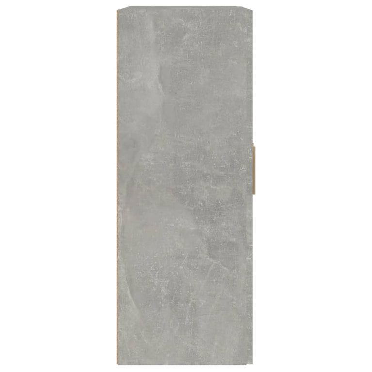 Wandkast 69,5x32,5x90 cm bewerkt hout betongrijs MeubelReus