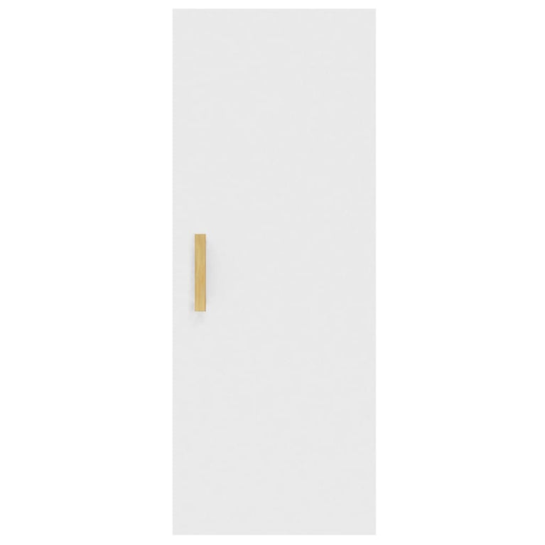 Wandkast 34,5x34x90 cm bewerkt hout wit MeubelReus