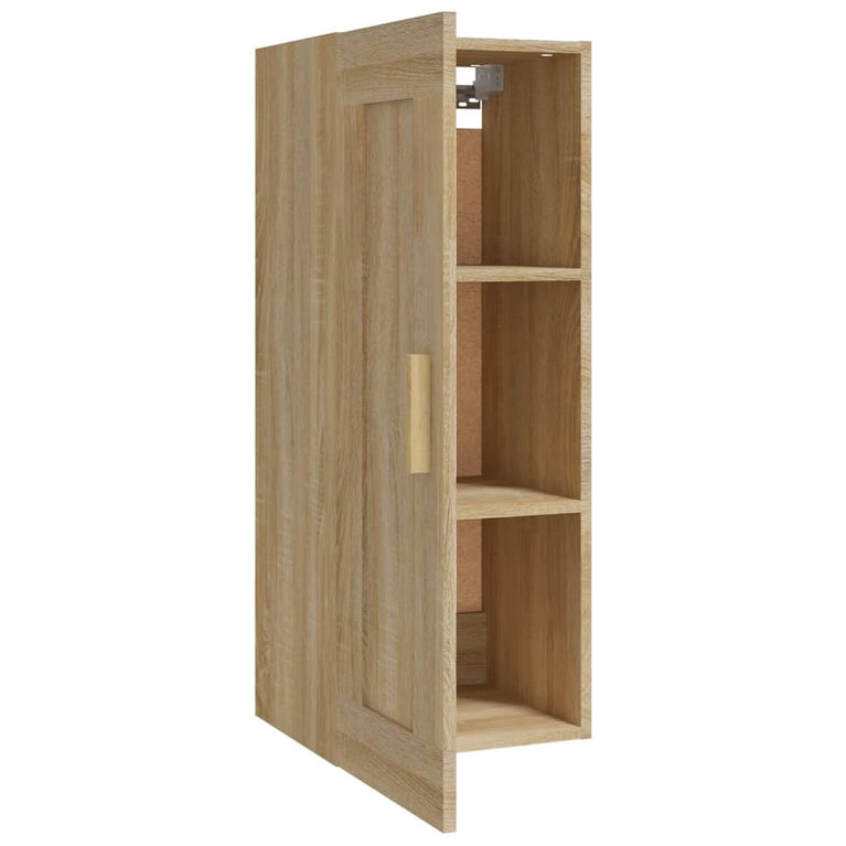 Hangkast 35x34x90 cm bewerkt hout sonoma eikenkleurig MeubelReus