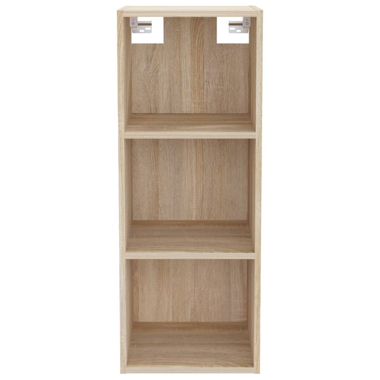 Wandkast 34,5x32,5x90 cm bewerkt hout sonoma eikenkleurig MeubelReus