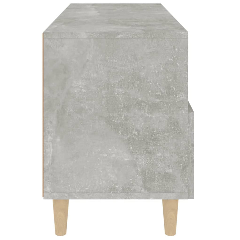 Tv-meubel 80x36x50 cm bewerkt hout betongrijs MeubelReus