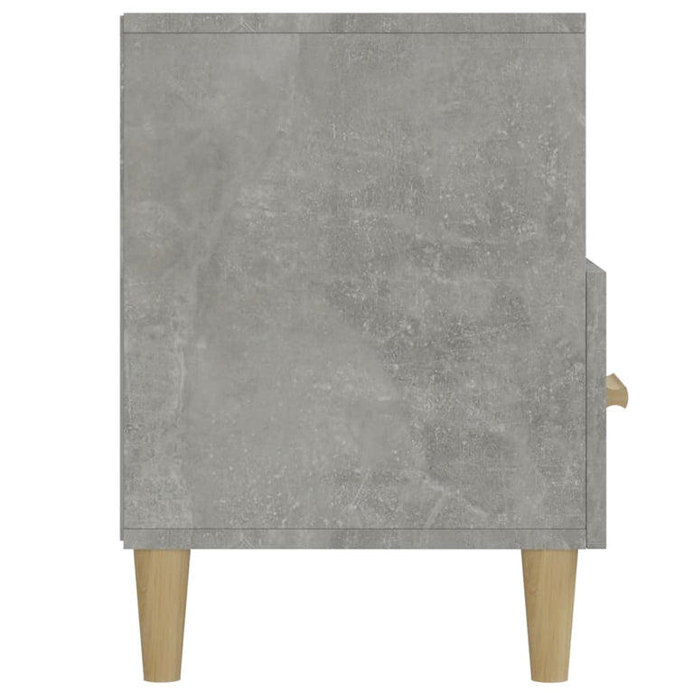 Tv-meubel 102x36x50 cm bewerkt hout betongrijs MeubelReus
