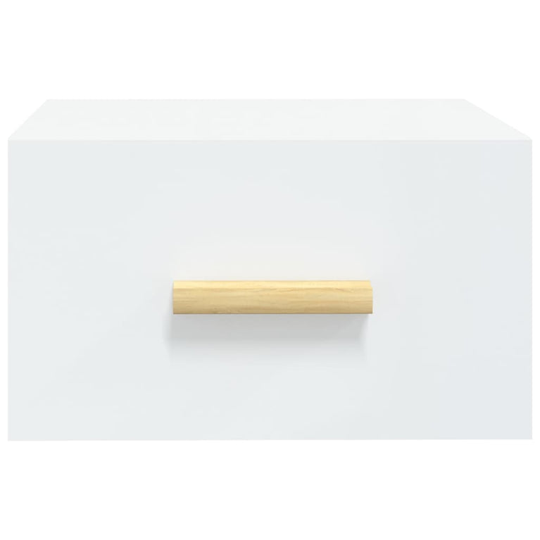 Nachtkastjes 2 st wandgemonteerd 35x35x20 cm wit MeubelReus