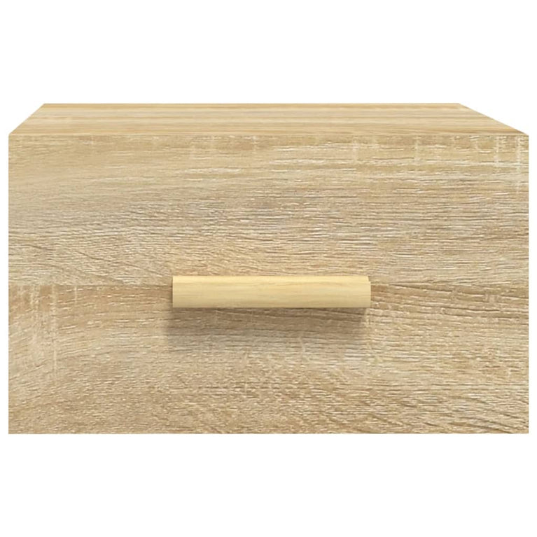 Nachtkastjes 2 st wandgemonteerd 35x35x20 cm sonoma eikenkleur MeubelReus
