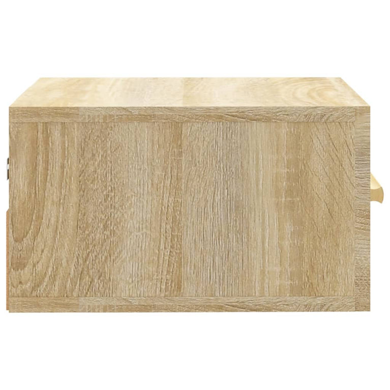 Nachtkastjes 2 st wandgemonteerd 35x35x20 cm sonoma eikenkleur MeubelReus