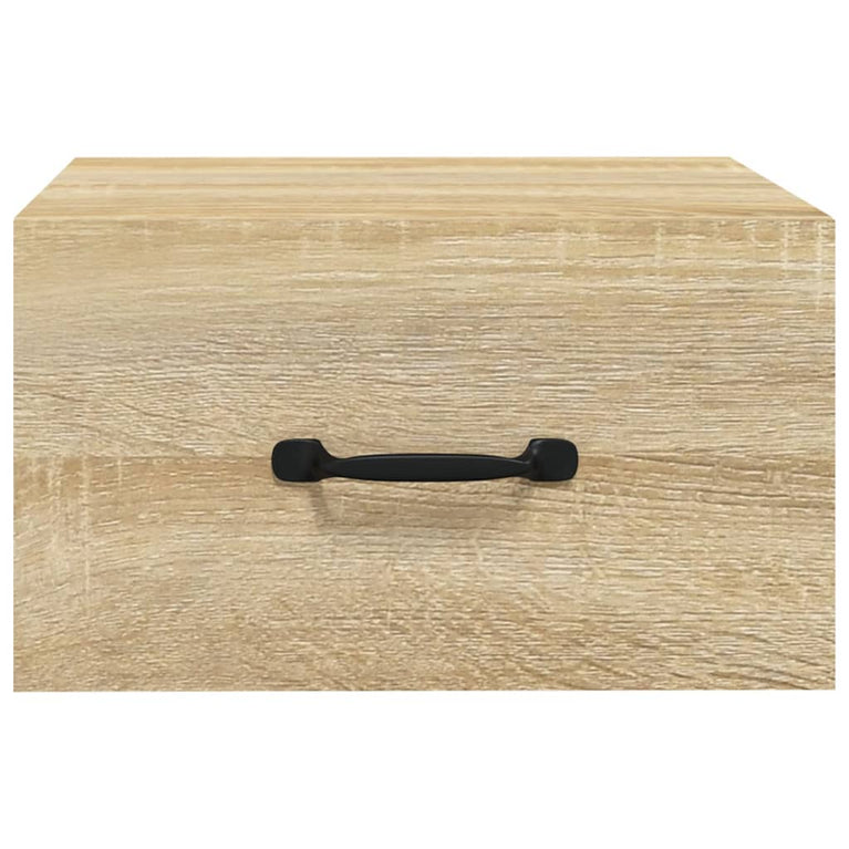Nachtkastjes 2 st wandgemonteerd 35x35x20 cm sonoma eikenkleur MeubelReus