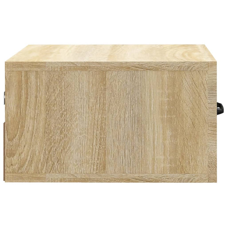 Nachtkastjes 2 st wandgemonteerd 35x35x20 cm sonoma eikenkleur MeubelReus