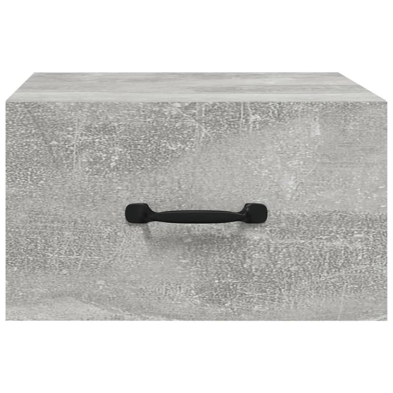 Nachtkastjes 2 st wandgemonteerd 35x35x20 cm betongrijs MeubelReus