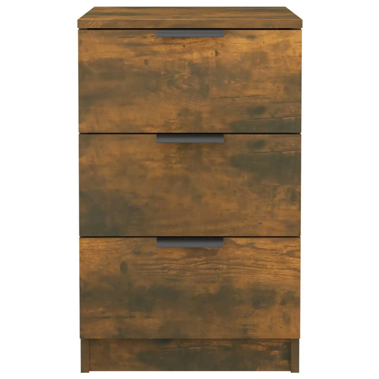 Nachtkastjes 2 st 40x36x65 cm gerookt eikenkleurig MeubelReus
