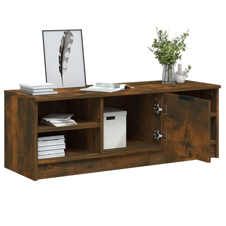 Tv-meubel 102x35,5x36,5 cm bewerkt hout gerookt eikenkleurig MeubelReus